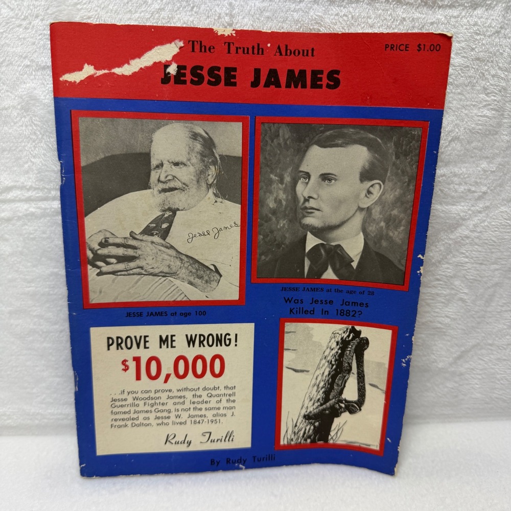 The Truth About Jesse James by Rudy Turilli Original 1967 Vintage Book